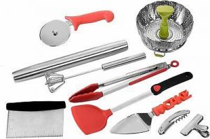 Kitchen World Kitchen Gadgets Steel Cooking Utensil Set, Kitchen Gadgets Cookware Set, Kitchen Utensils